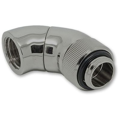 EK-AF Angled 2×45° G1/4 Black Nickel Waterkoeling