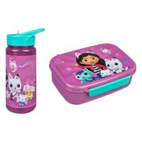 Undercover Broodtrommel en drinkfles gabby's poppenhuis Undercover Broodtrommel en drinkfles gabby's poppenhuis