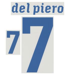 Del Piero 7 Italië Bedrukking Set EK 2010