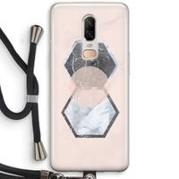 Creatieve toets: OnePlus 6 Transparant Hoesje met koord