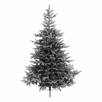Everlands Kunst kerstboom - 1038 tips - groen met sneeuw - pvc - 150 cm - kerstdecoratie