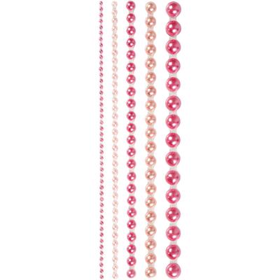 Creativ Company Halve plakparels roze 2-8mm, 140st.