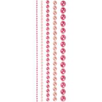 Creativ Company Halve plakparels roze 2-8mm, 140st.