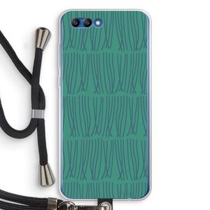 Swirls: Honor 10 Transparant Hoesje met koord