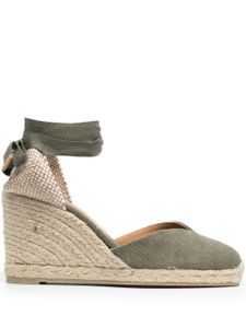 Castañer espadrilles compensées Carina 80 - Vert