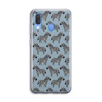 Zebra: Samsung Galaxy A40 Transparant Hoesje