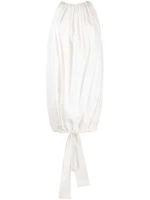 Rick Owens robe sans manches Bubble à coupe courte - Blanc