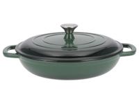 SILVERCREST Gietijzeren pan 30 cm 3,7 L (Groen)