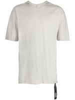 Isaac Sellam Experience leather-strap organic cotton T-shirt - Gris - thumbnail