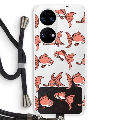 Blub: Huawei P50 Transparant Hoesje met koord