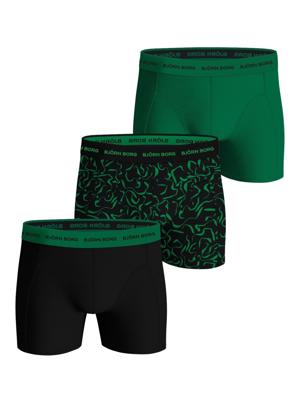 Cotton Stretch - 3-pack heren boxershort - Core katoenen heren onderbroeken - M - Blauw - Onderbroek heren heren heren heren heren heren heren heren