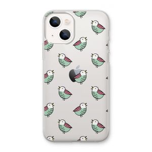 Vogeltjes: iPhone 13 mini Transparant Hoesje