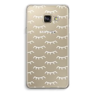 Wimpers: Samsung A3 (2017) Transparant Hoesje