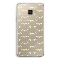 Wimpers: Samsung A3 (2017) Transparant Hoesje