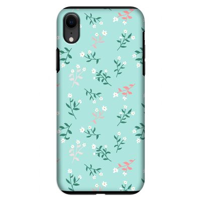 Small white flowers: iPhone XR Tough Case