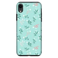 Small white flowers: iPhone XR Tough Case