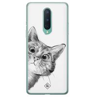 OnePlus 8 siliconen hoesje - Peekaboo - thumbnail