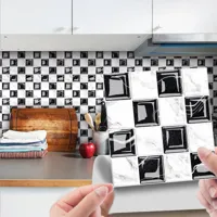 DecoMosaic 10-delige Set 3D Mozaïek Tegelstickers