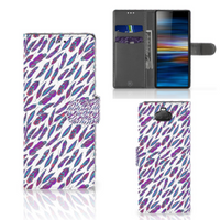 Sony Xperia 10 Telefoon Hoesje Feathers Color