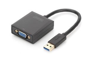 Digitus DA-70840 USB grafische adapter 1920 x 1080 Pixels Zwart
