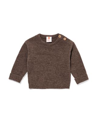 HEMA Newborn Trui Donkerbruin (donkerbruin)