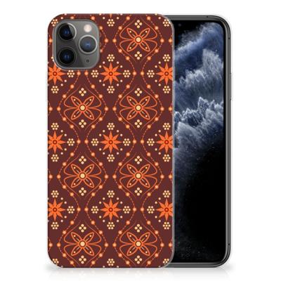 Apple iPhone 11 Pro Max | TPU bumper | Batik Brown