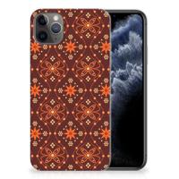Apple iPhone 11 Pro Max | TPU bumper | Batik Brown