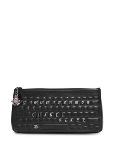 CHANEL Pre-Owned pochette Iconic Novelty Keyboard (2017) - Noir