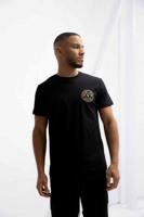 Versace Jeans Couture V-Emblem T-Shirt Heren Zwart/Goud - Maat S - Kleur: GoudZwart | Soccerfanshop