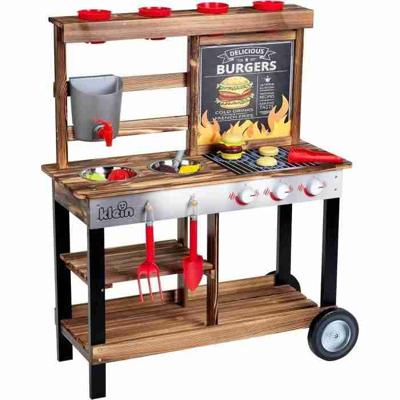 Strand picknick houten zomer keuken met 23 accessoires - Klein - 2368
