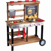 Strand picknick houten zomer keuken met 23 accessoires - Klein - 2368 - thumbnail