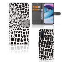 OnePlus Nord CE 5G | Telefoonhoesje | Met pasjeshouder | Slangenprint