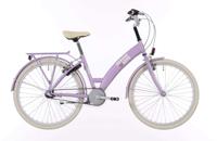 Kinderfiets Bikefun Lots of Love 24 inch met Nexus 3 versnelling/remnaaf - Mat Lila/Violet