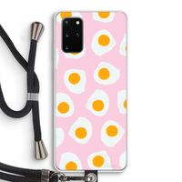 Dancing eggs: Samsung Galaxy S20 Plus Transparant Hoesje met koord