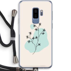 Love your petals: Samsung Galaxy S9 Plus Transparant Hoesje met koord