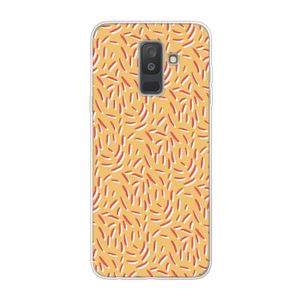 Camouflage: Samsung Galaxy A6 Plus (2018) Transparant Hoesje
