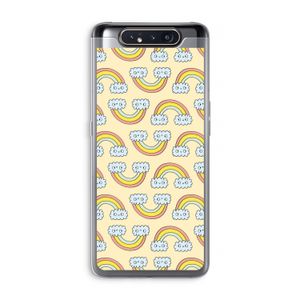 Regenboog: Samsung Galaxy A80 Transparant Hoesje