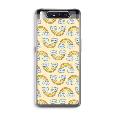 Regenboog: Samsung Galaxy A80 Transparant Hoesje