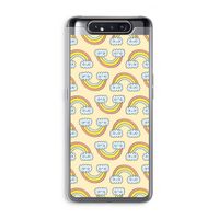 Regenboog: Samsung Galaxy A80 Transparant Hoesje