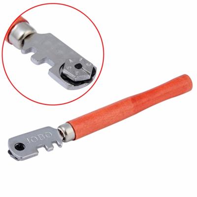 2 stks hand-held multifunctionele zes-wiel glas Cutter tegel snijgereedschap