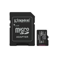 Micro SD geheugenkaart met adapter Kingston SDCS3/128GB 128 GB