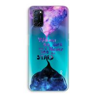 Stars quote: Oppo A52 Transparant Hoesje