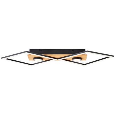 Brilliant Houten led plafondlampWoodbridge M - G99756/76