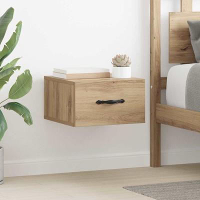 Nachtkastje 2 pcs artisanaal eikenkleurig 35 x 35 x 20 cm