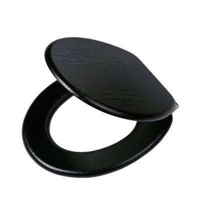 Toiletzitting Tiger Blackwash Softclose Hout Zwart