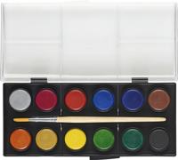 Faber Castell Waterverfdoos 12 kleuren (diameter 24cm)