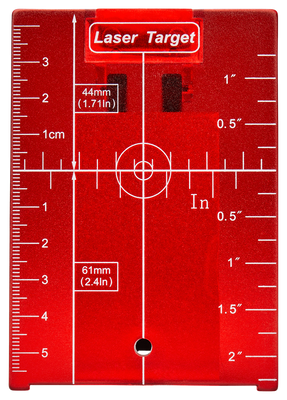 Makita Accessoires Laserrichtplaat rood - LE00758831 LE00758831