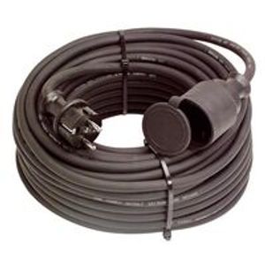 Schwabe Verlengkabel Neopreen H07RN-F 3x2,5 zwart IP44 25m