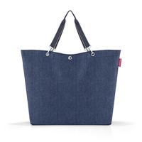 Reisenthel Shopper XL-Herringbone Dark Blue - thumbnail