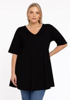 Yoek Tuniek Swing korte mouw | Zwart | Maat 54/56